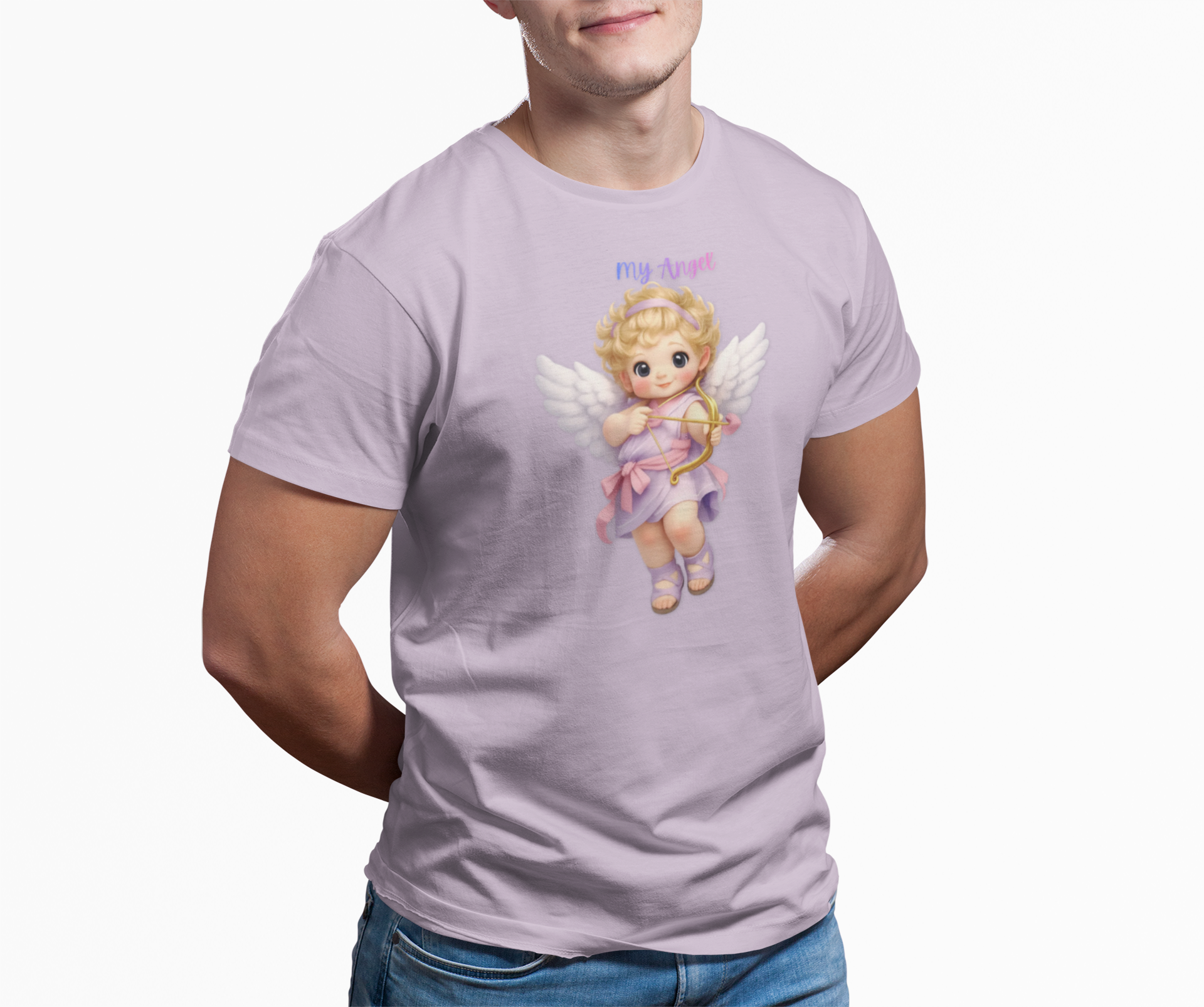 My Angel Tee — Cute Vintage Cherub Graphic T-Shirt