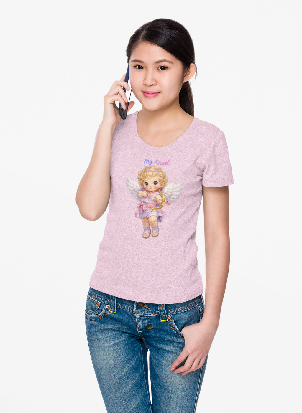 My Angel Tee — Cute Vintage Cherub Graphic T-Shirt