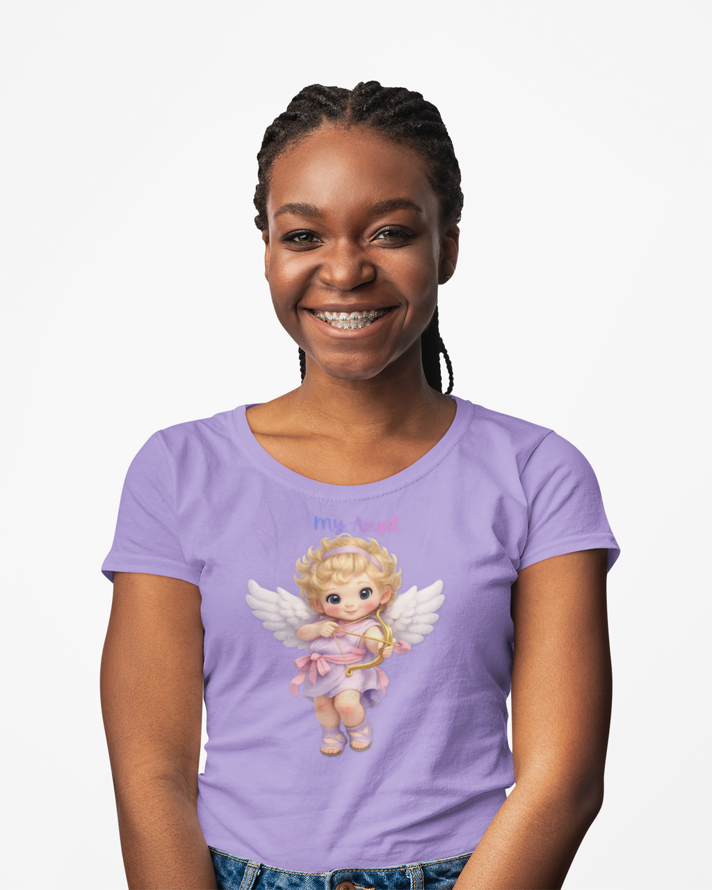 My Angel Tee — Cute Vintage Cherub Graphic T-Shirt
