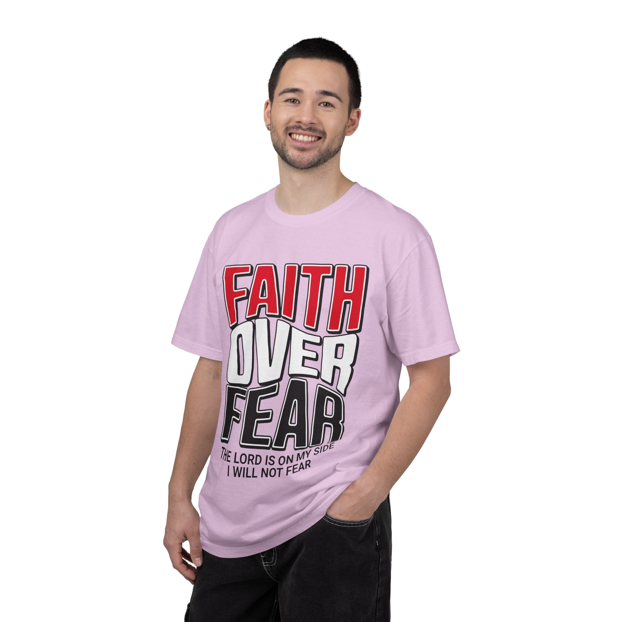 Faith Over Fear T‑Shirt — Christian Inspirational Tee ("The Lord Is On My Side")