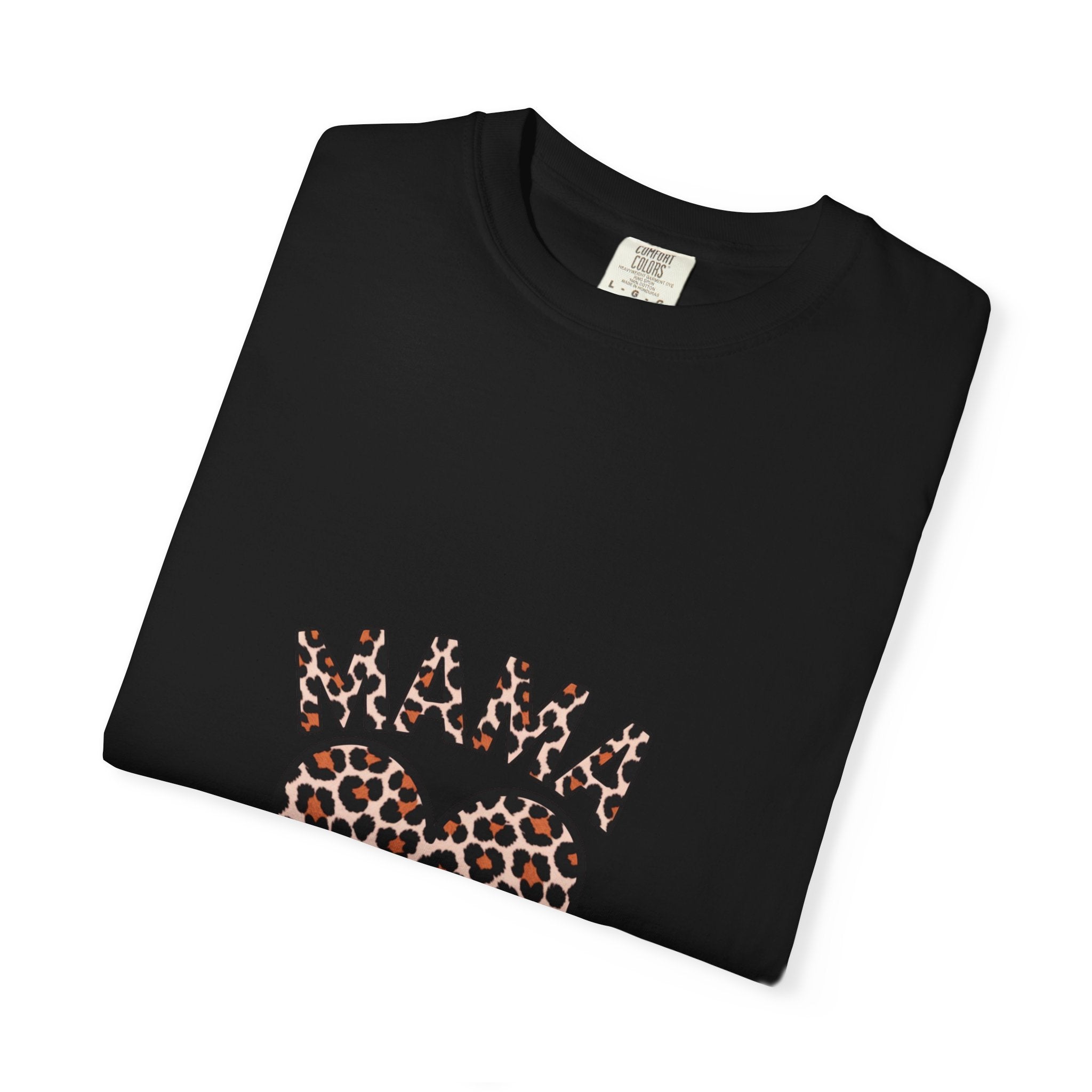 Mama Leopard Heart T-Shirt — Women's Mom Tee for Mother's Day & Everyday