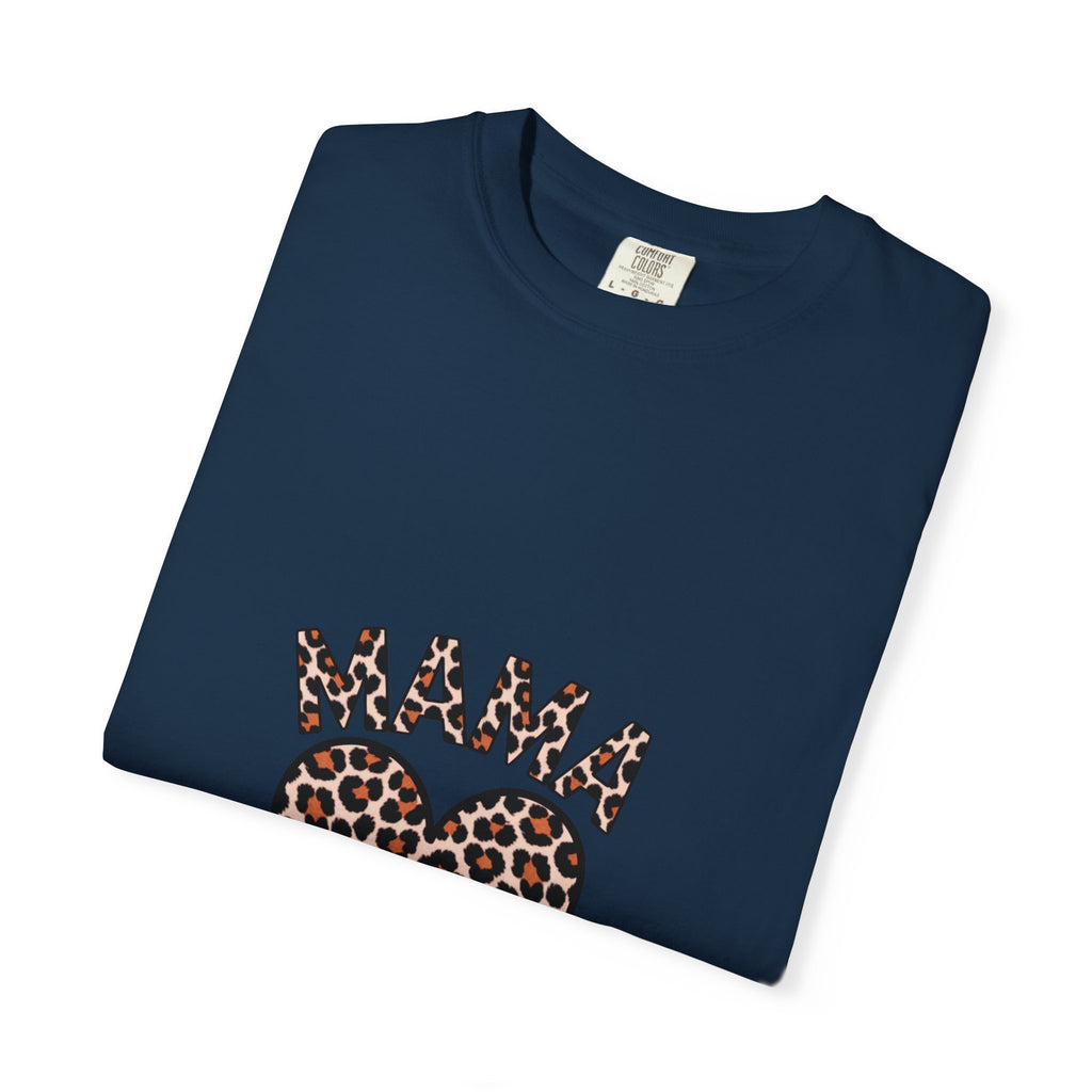 Mama Leopard Heart T-Shirt — Women's Mom Tee for Mother's Day & Everyday