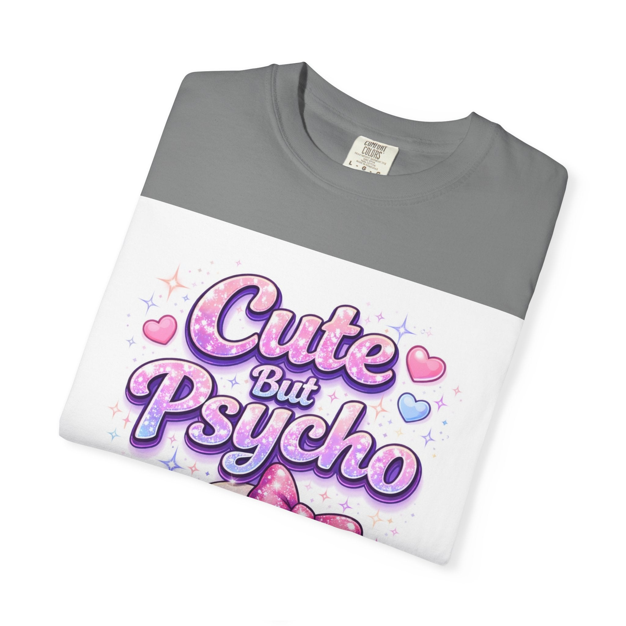 Cute But Psycho Skull T-Shirt — Pastel Kawaii Skull Tee