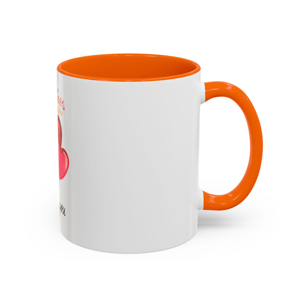 Valentine’s Day 'I Love You' Heart Balloon Accent Coffee Mug