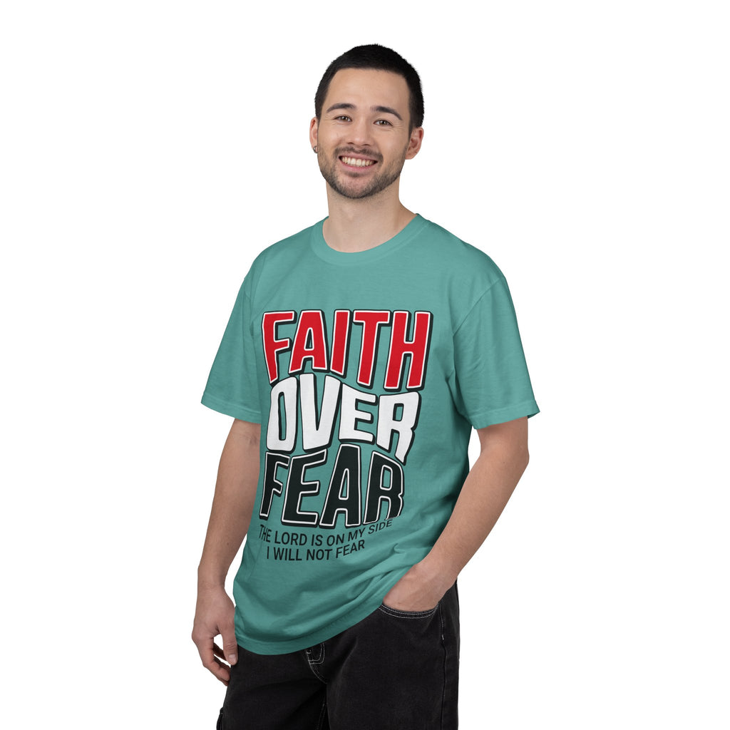 Faith Over Fear T‑Shirt — Christian Inspirational Tee ("The Lord Is On My Side")