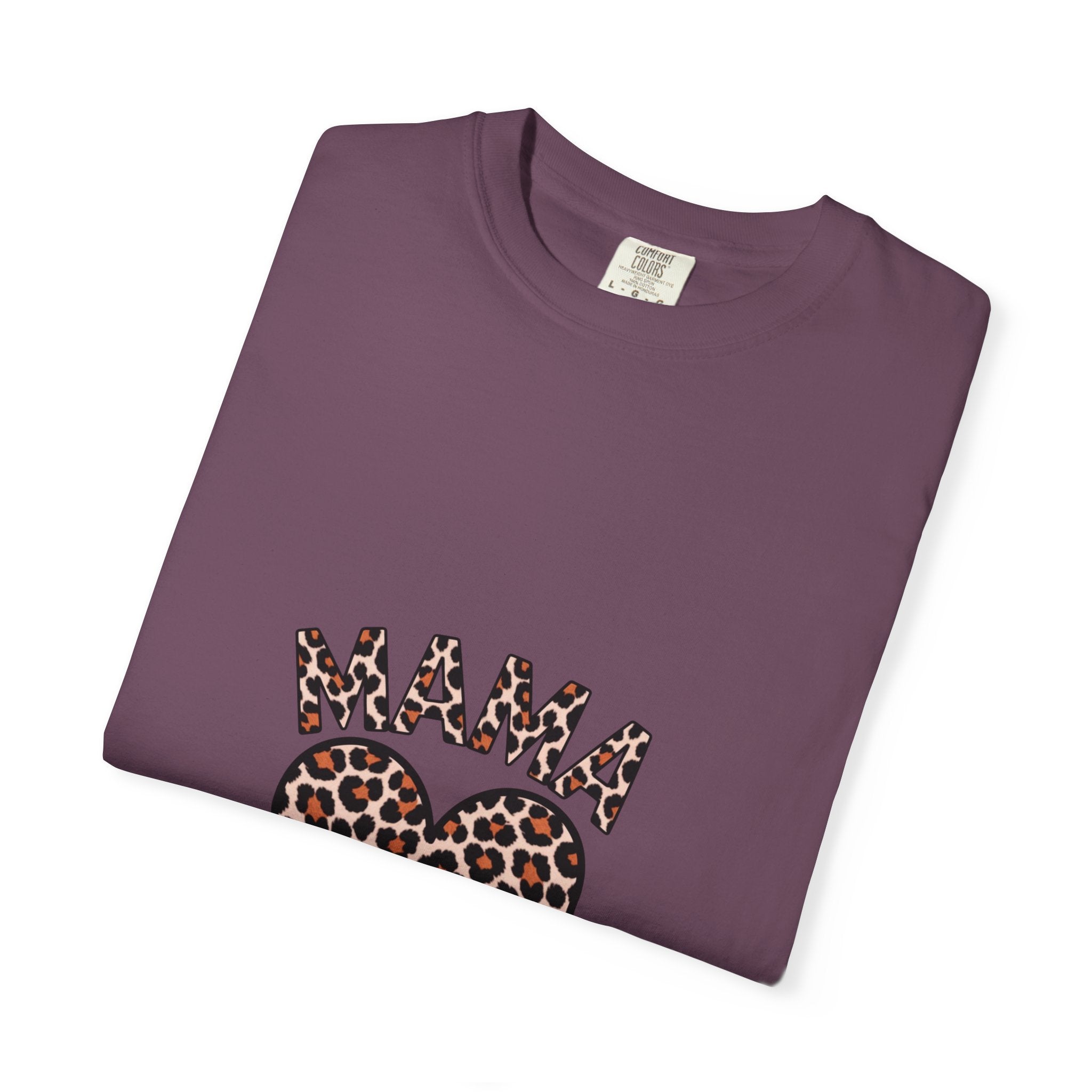 Mama Leopard Heart T-Shirt — Women's Mom Tee for Mother's Day & Everyday