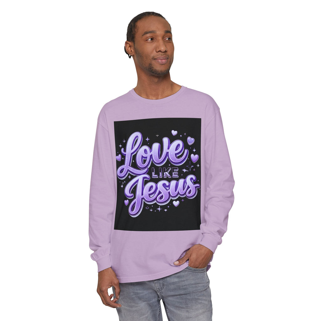 Love Like Jesus Long Sleeve Tee — Christian Faith Graphic Shirt