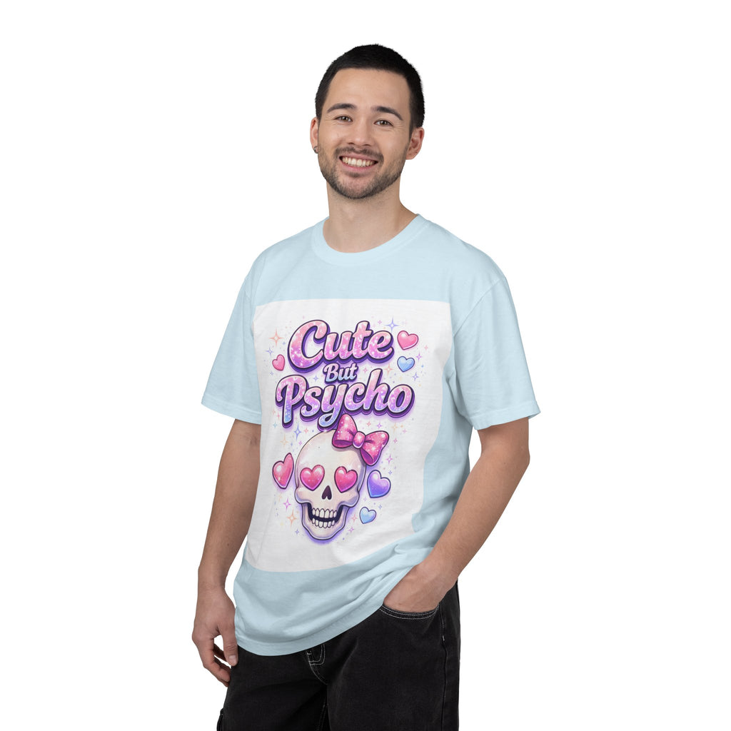 Cute But Psycho Skull T-Shirt — Pastel Kawaii Skull Tee