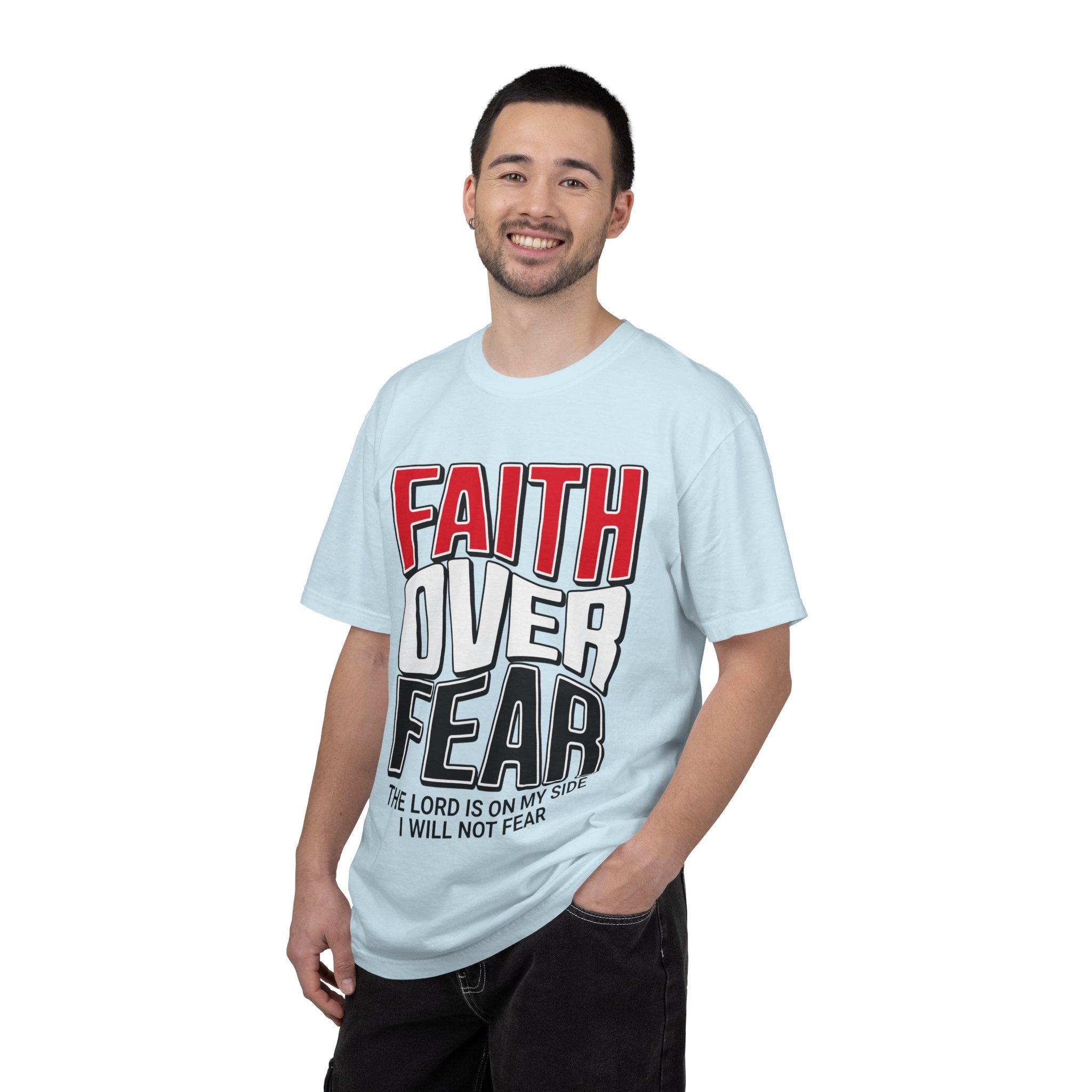 Faith Over Fear T‑Shirt — Christian Inspirational Tee ("The Lord Is On My Side")