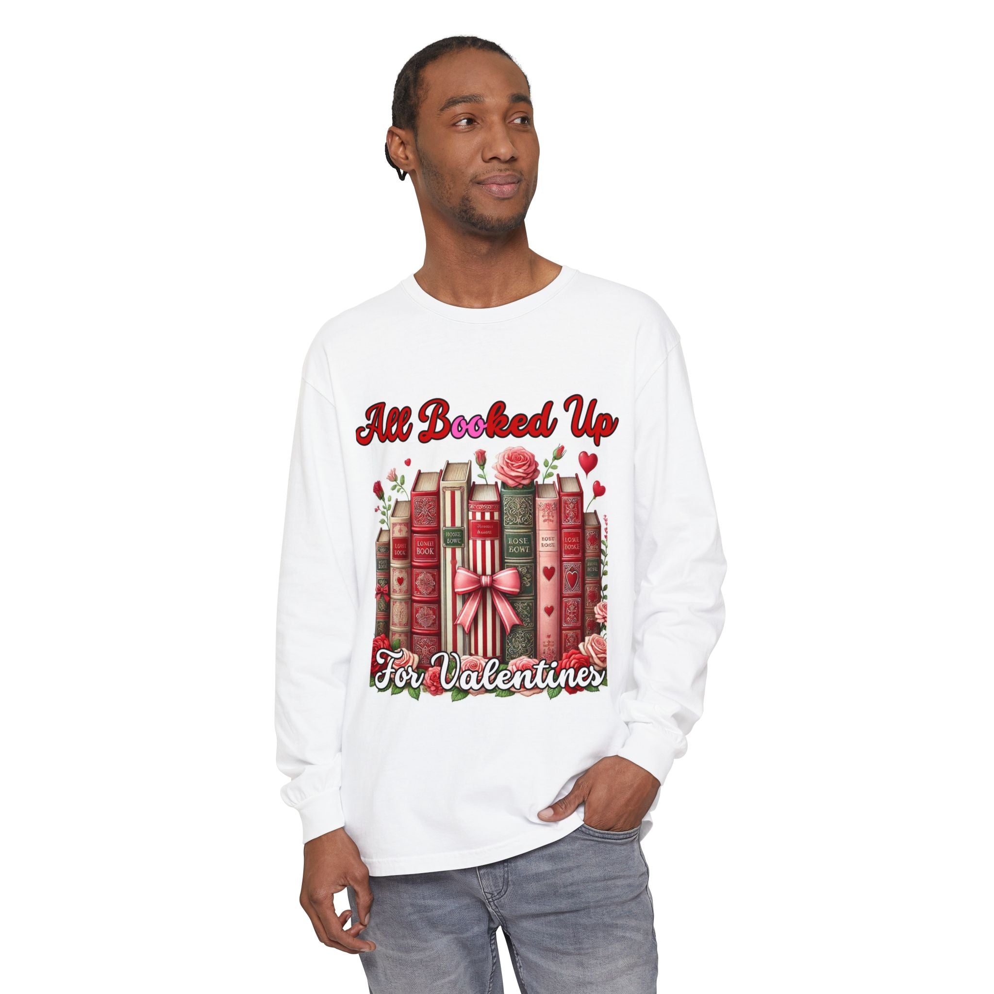 Valentine's 'All Booked Up' Long Sleeve Tee