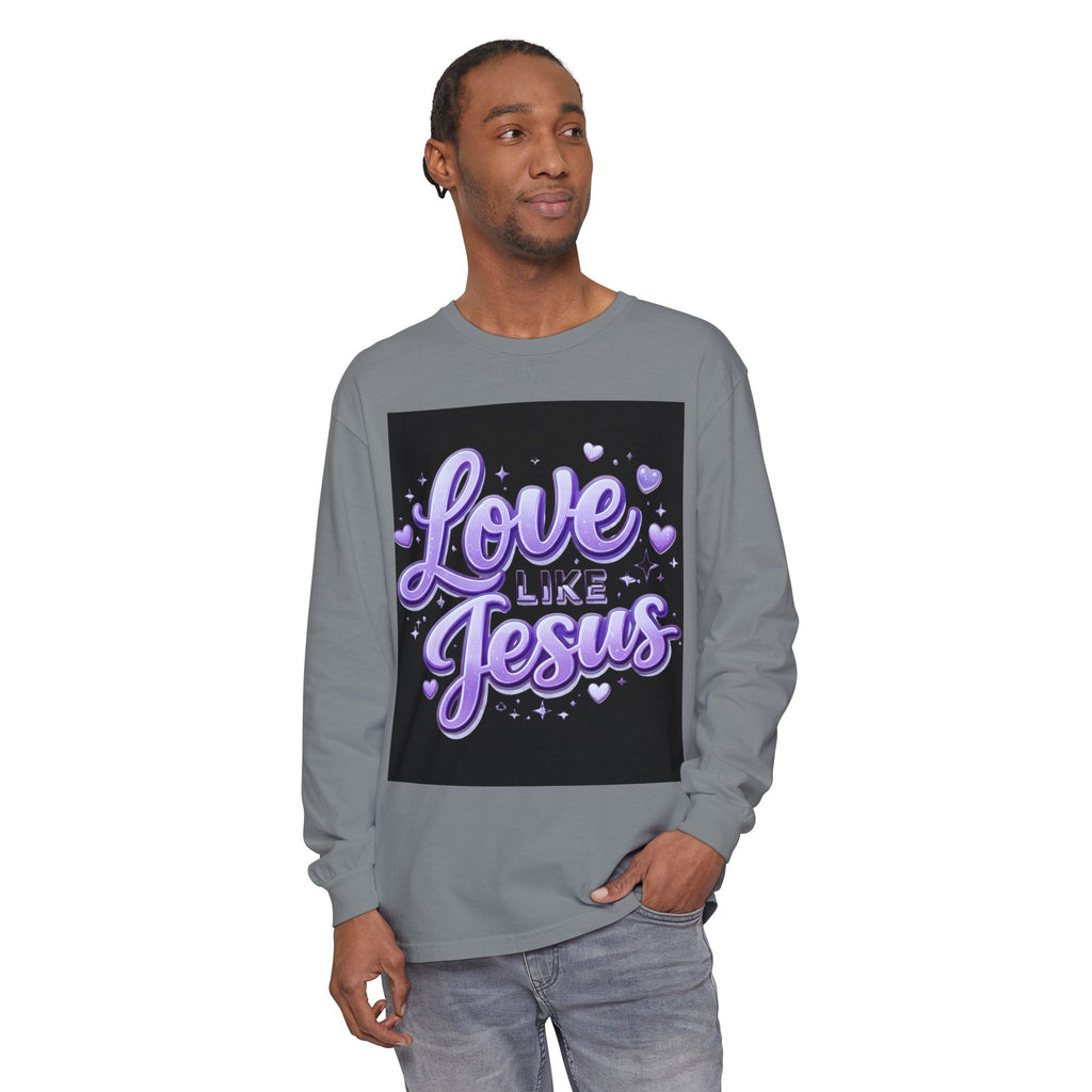 Love Like Jesus Long Sleeve Tee — Christian Faith Graphic Shirt