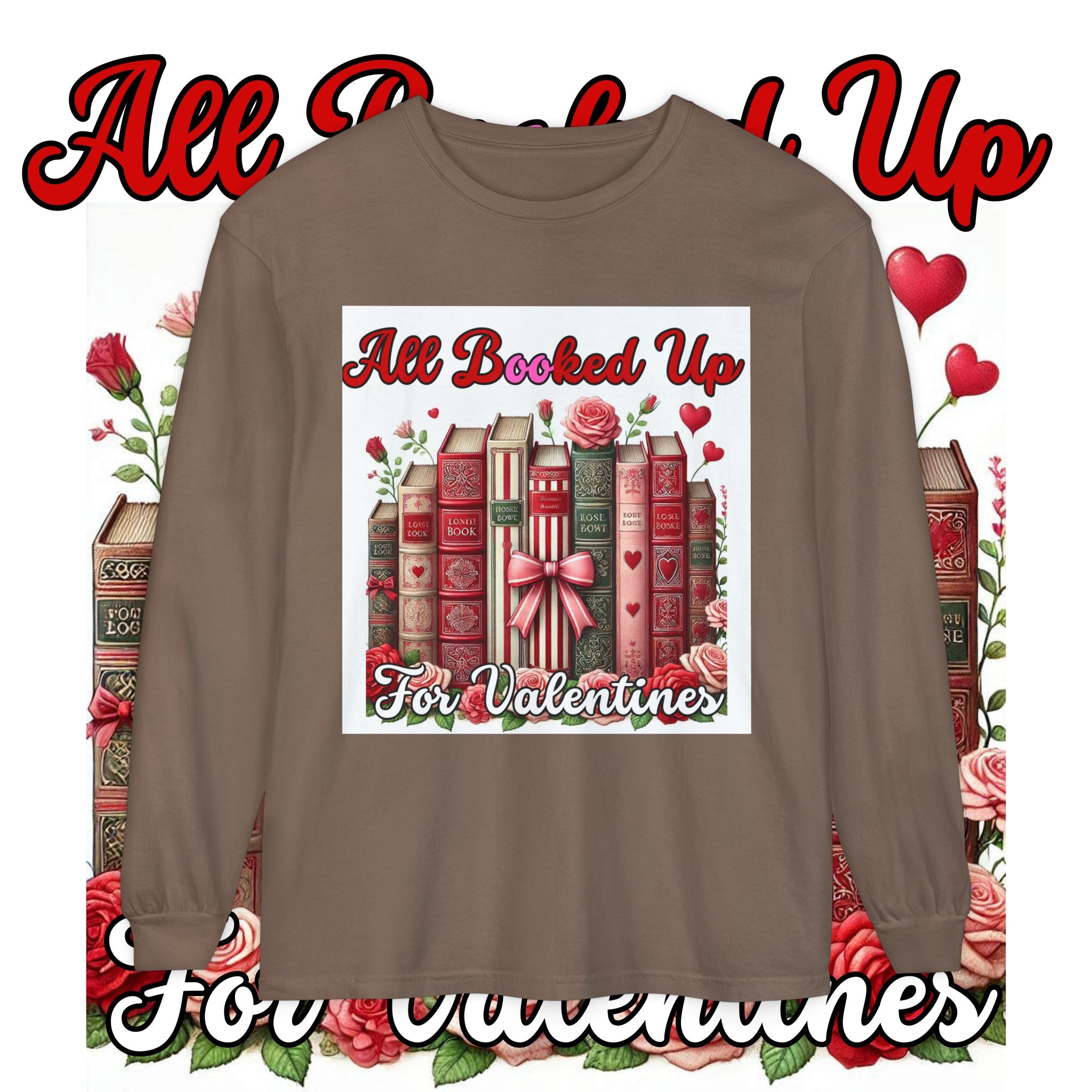 Valentine's 'All Booked Up' Long Sleeve Tee