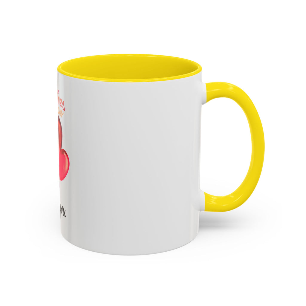 Valentine’s Day 'I Love You' Heart Balloon Accent Coffee Mug
