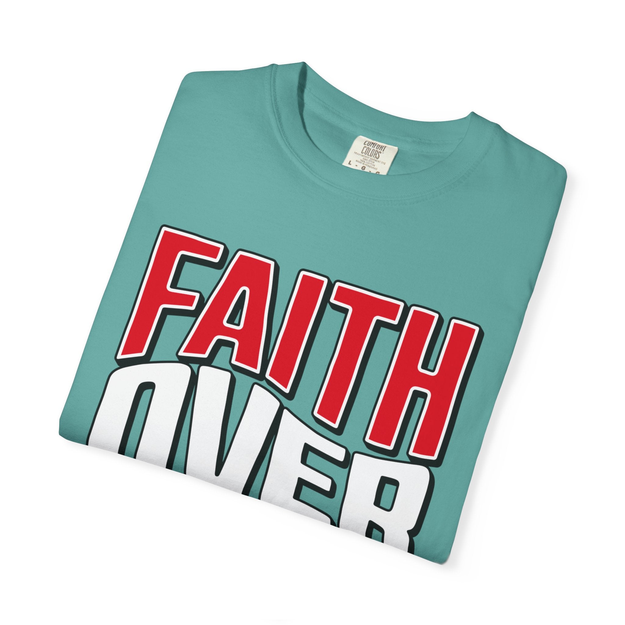 Faith Over Fear T‑Shirt — Christian Inspirational Tee ("The Lord Is On My Side")