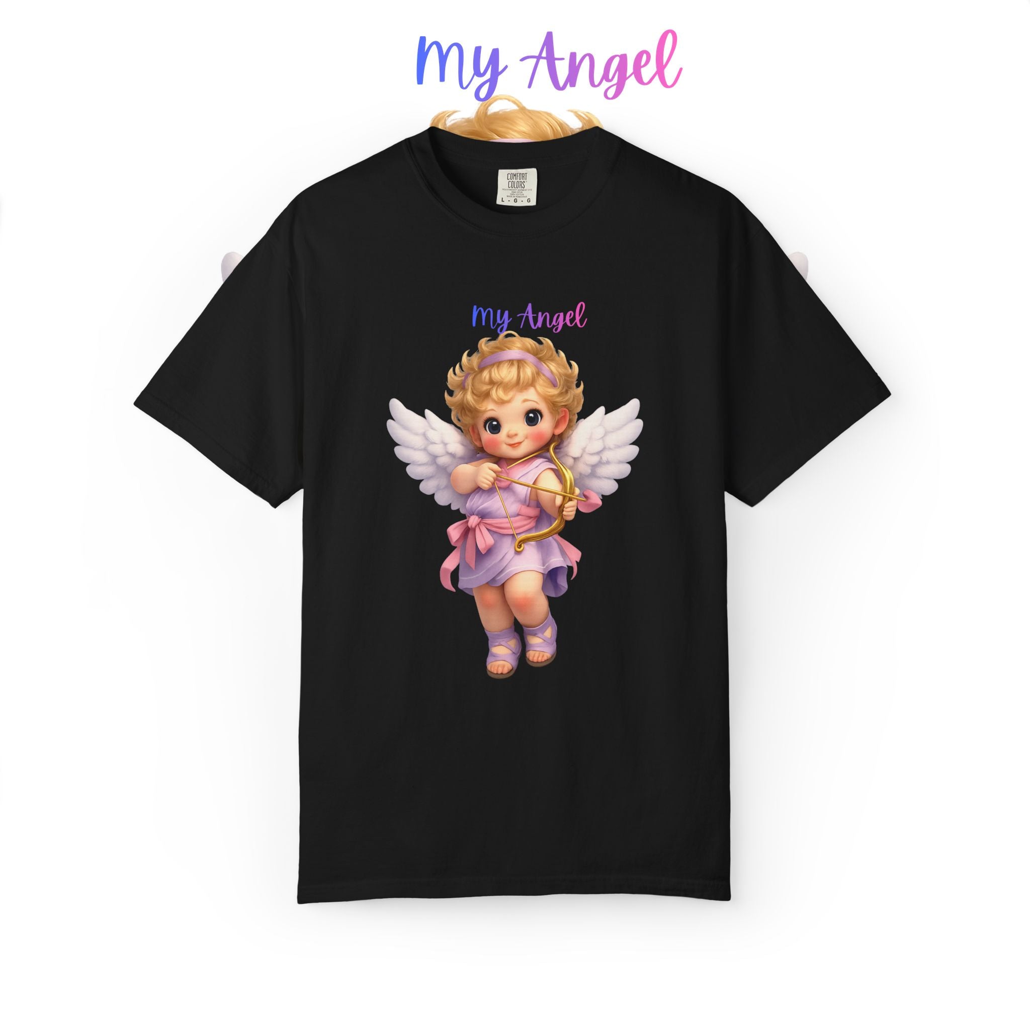 My Angel Tee — Cute Vintage Cherub Graphic T-Shirt
