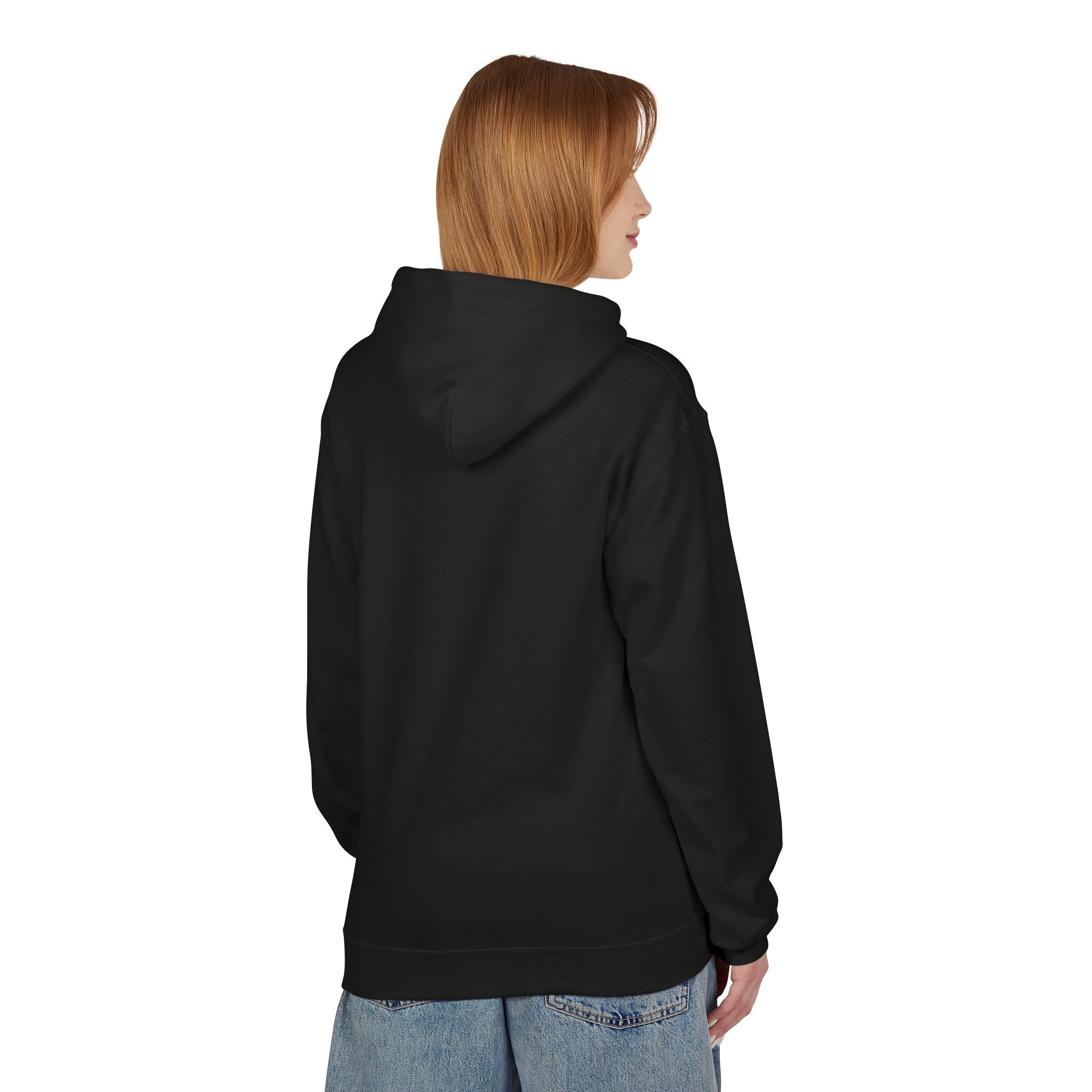 Hoodie — 'Black Girl Magic' Kid with Puffs Graphic White Hoodie
