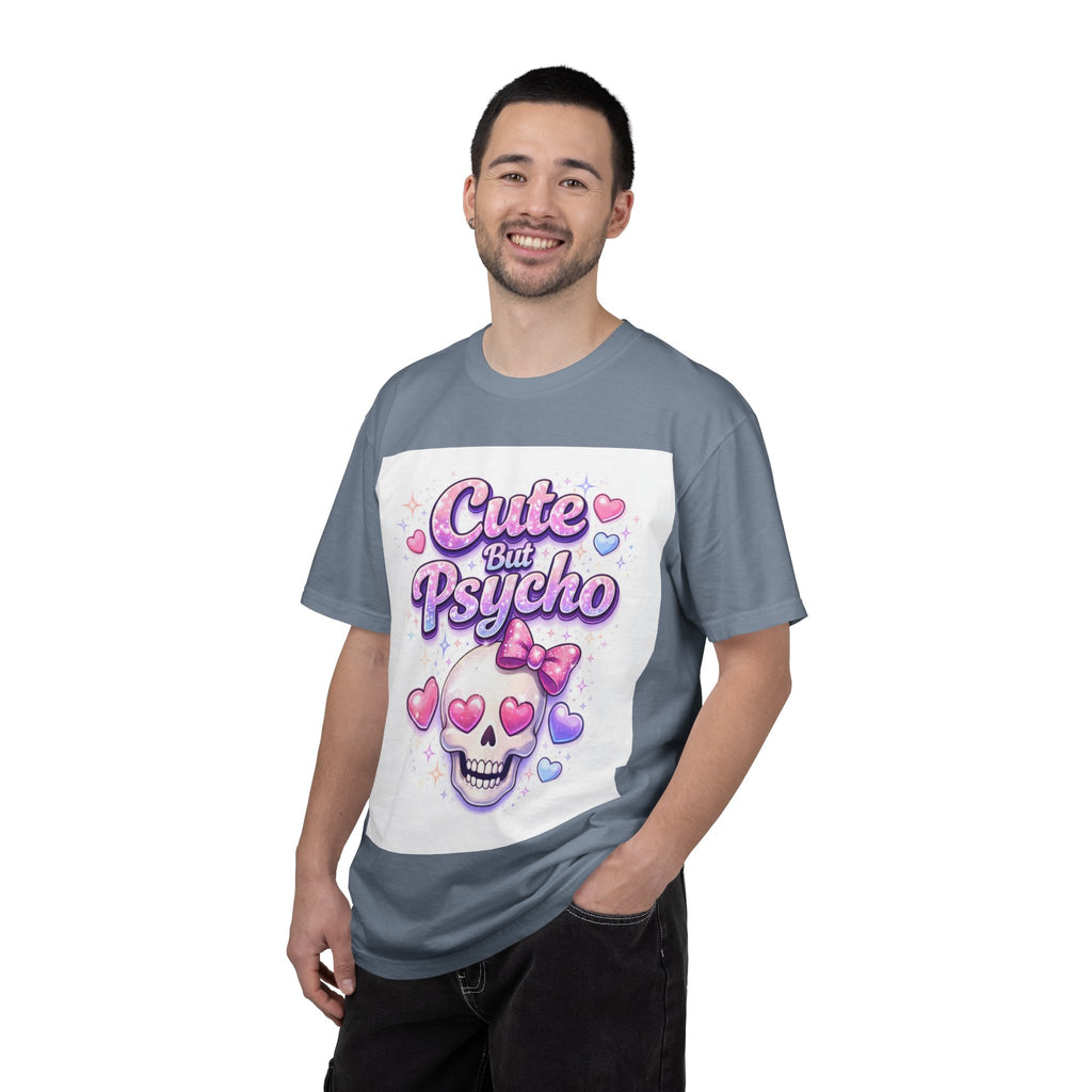 Cute But Psycho Skull T-Shirt — Pastel Kawaii Skull Tee