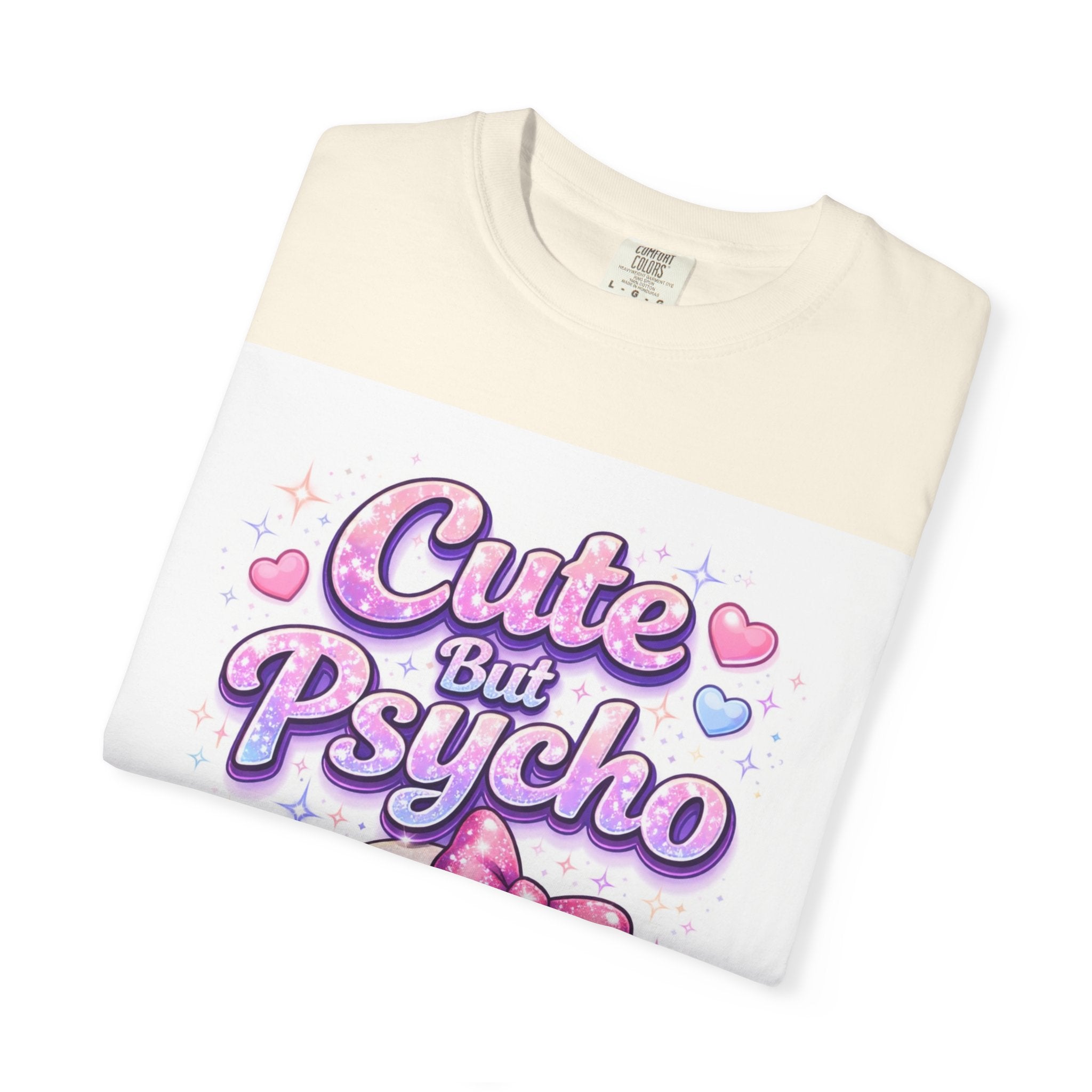 Cute But Psycho Skull T-Shirt — Pastel Kawaii Skull Tee
