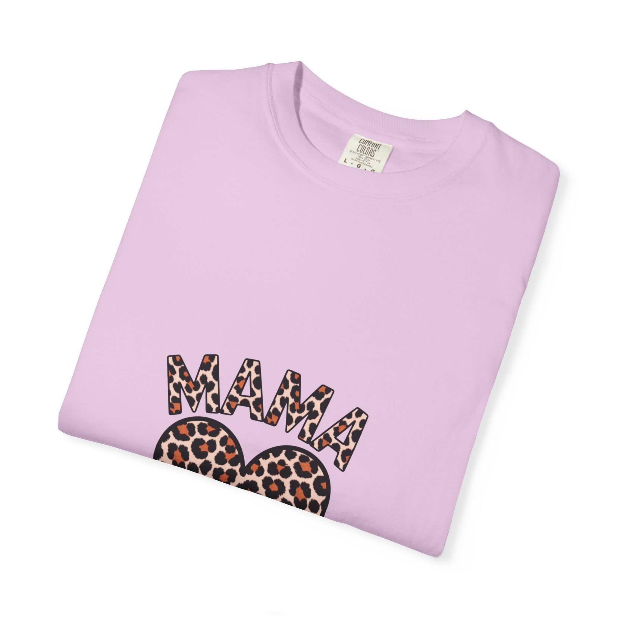 Mama Leopard Heart T-Shirt — Women's Mom Tee for Mother's Day & Everyday