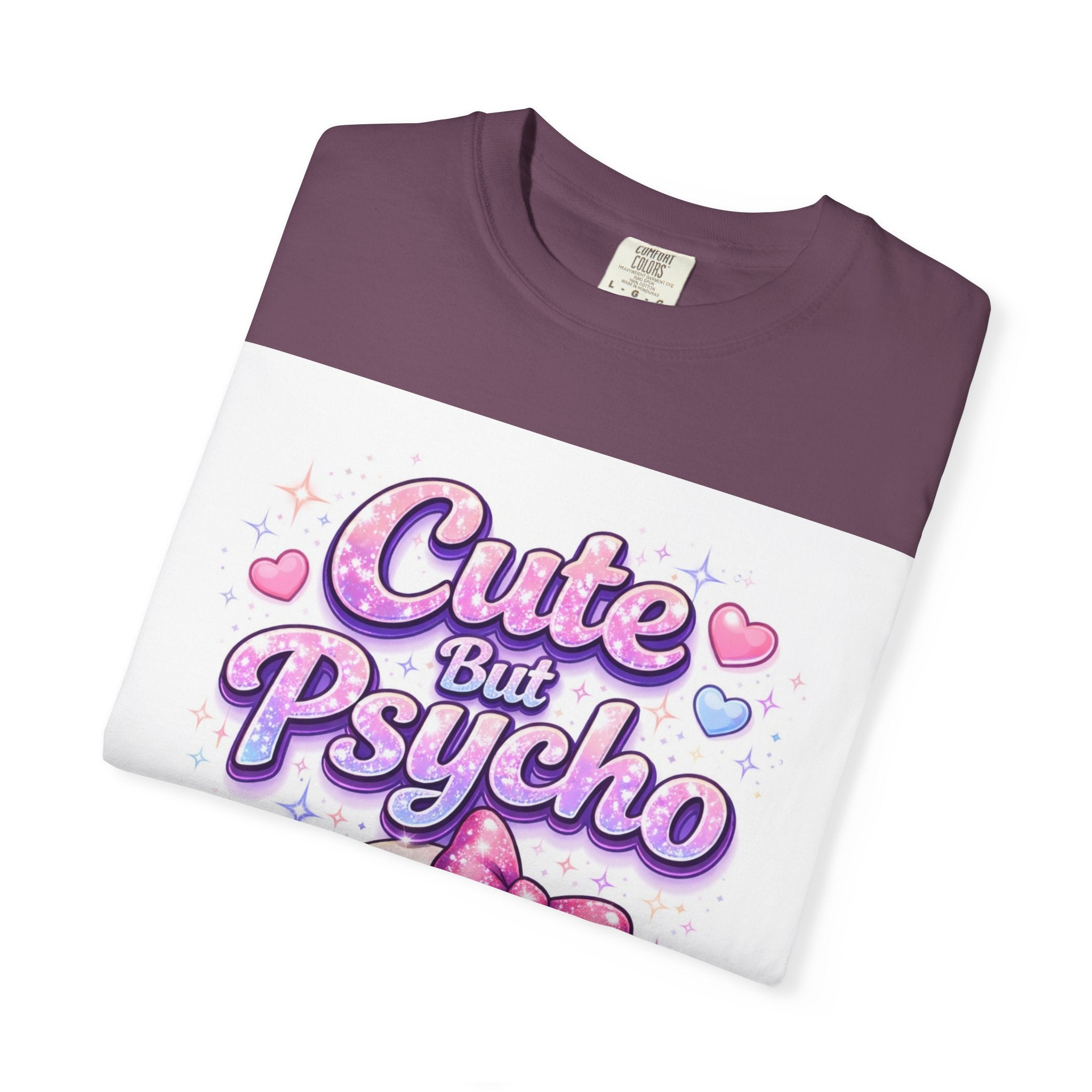 Cute But Psycho Skull T-Shirt — Pastel Kawaii Skull Tee