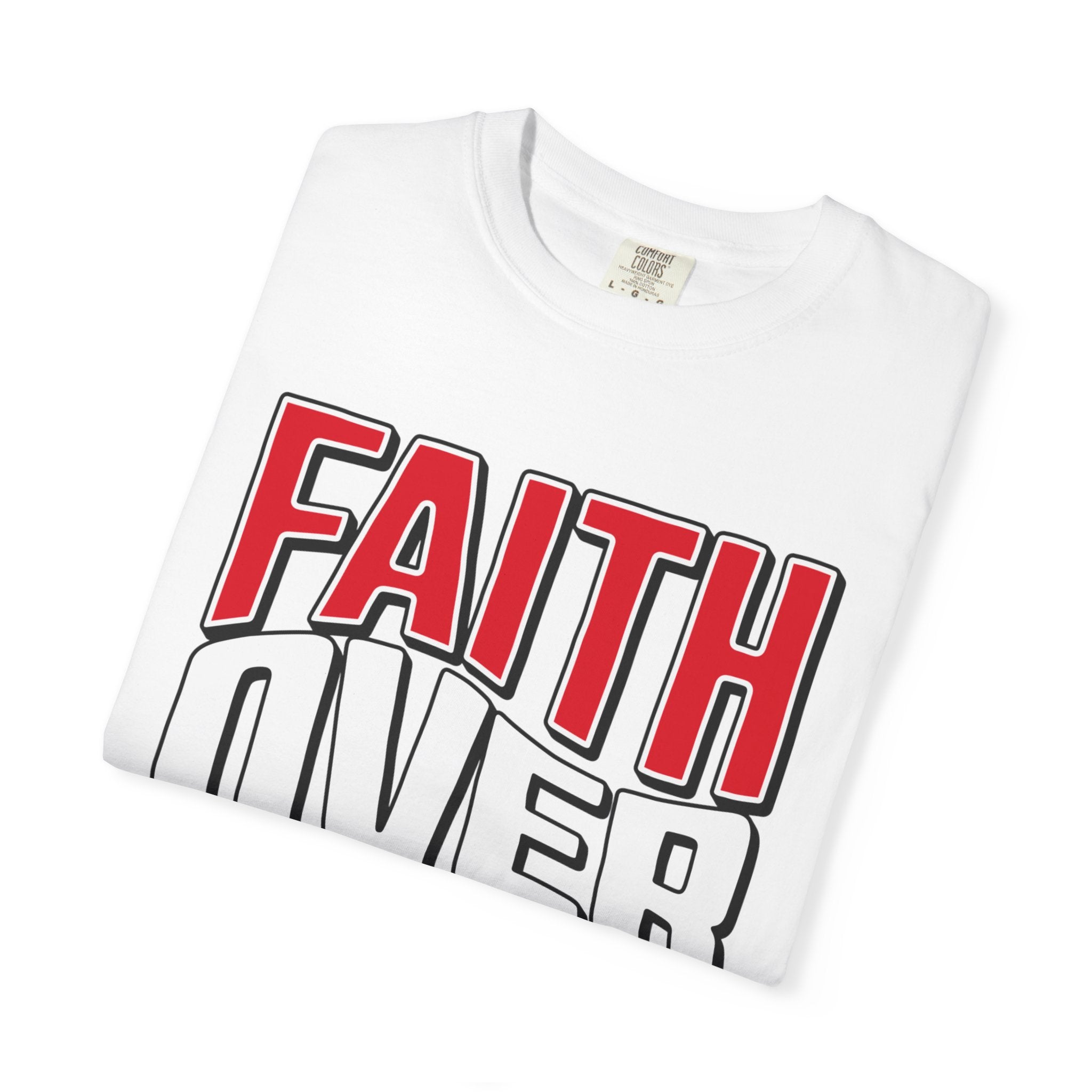 Faith Over Fear T‑Shirt — Christian Inspirational Tee ("The Lord Is On My Side")