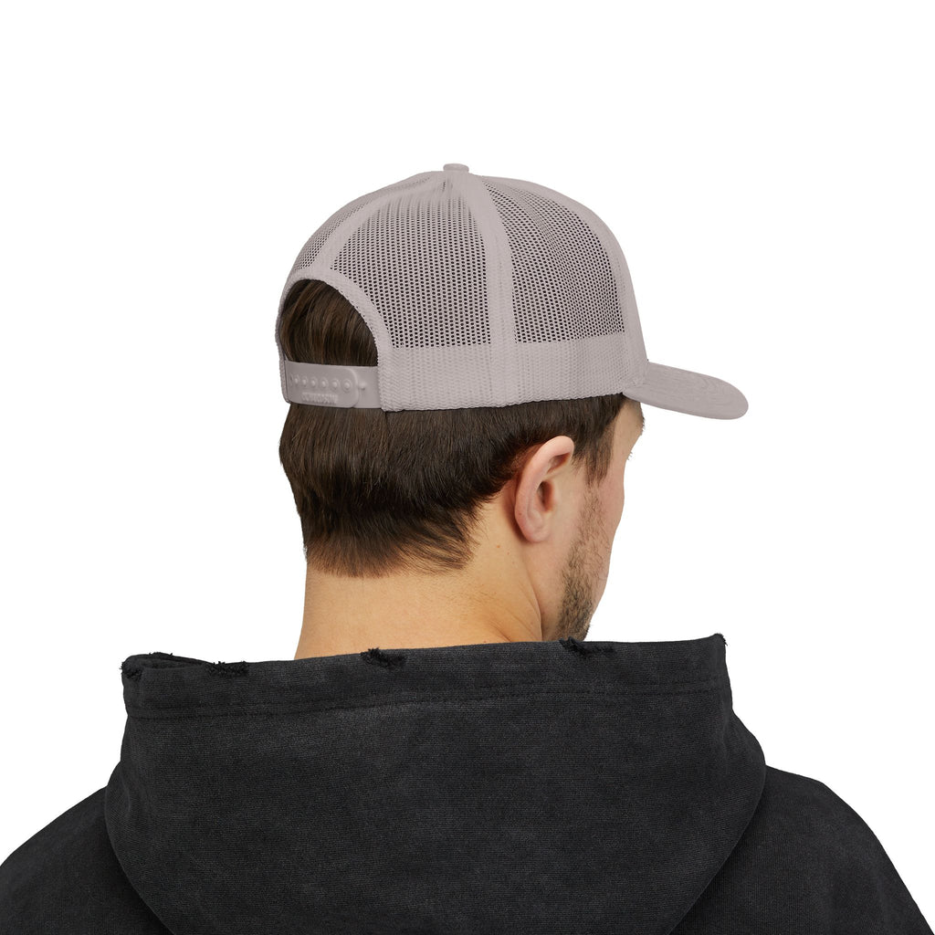 Arrow Cross Trucker Cap — Rustic Tribal Arrow Snapback Hat
