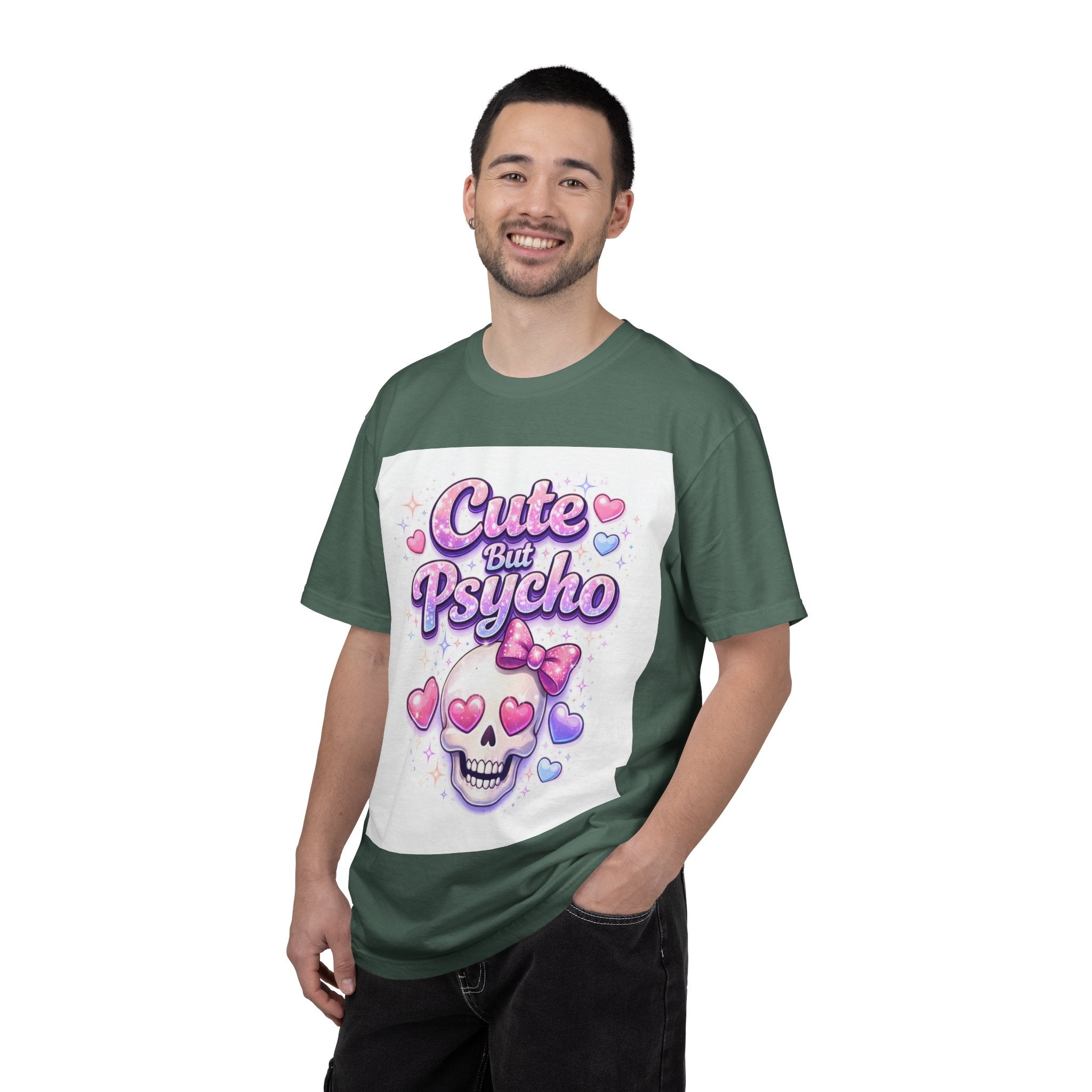 Cute But Psycho Skull T-Shirt — Pastel Kawaii Skull Tee
