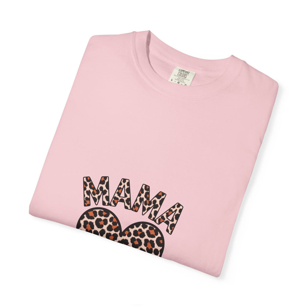 Mama Leopard Heart T-Shirt — Women's Mom Tee for Mother's Day & Everyday
