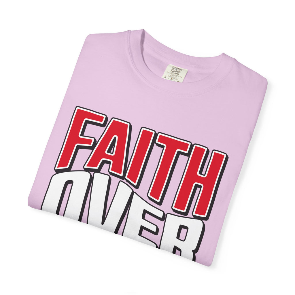 Faith Over Fear T‑Shirt — Christian Inspirational Tee ("The Lord Is On My Side")