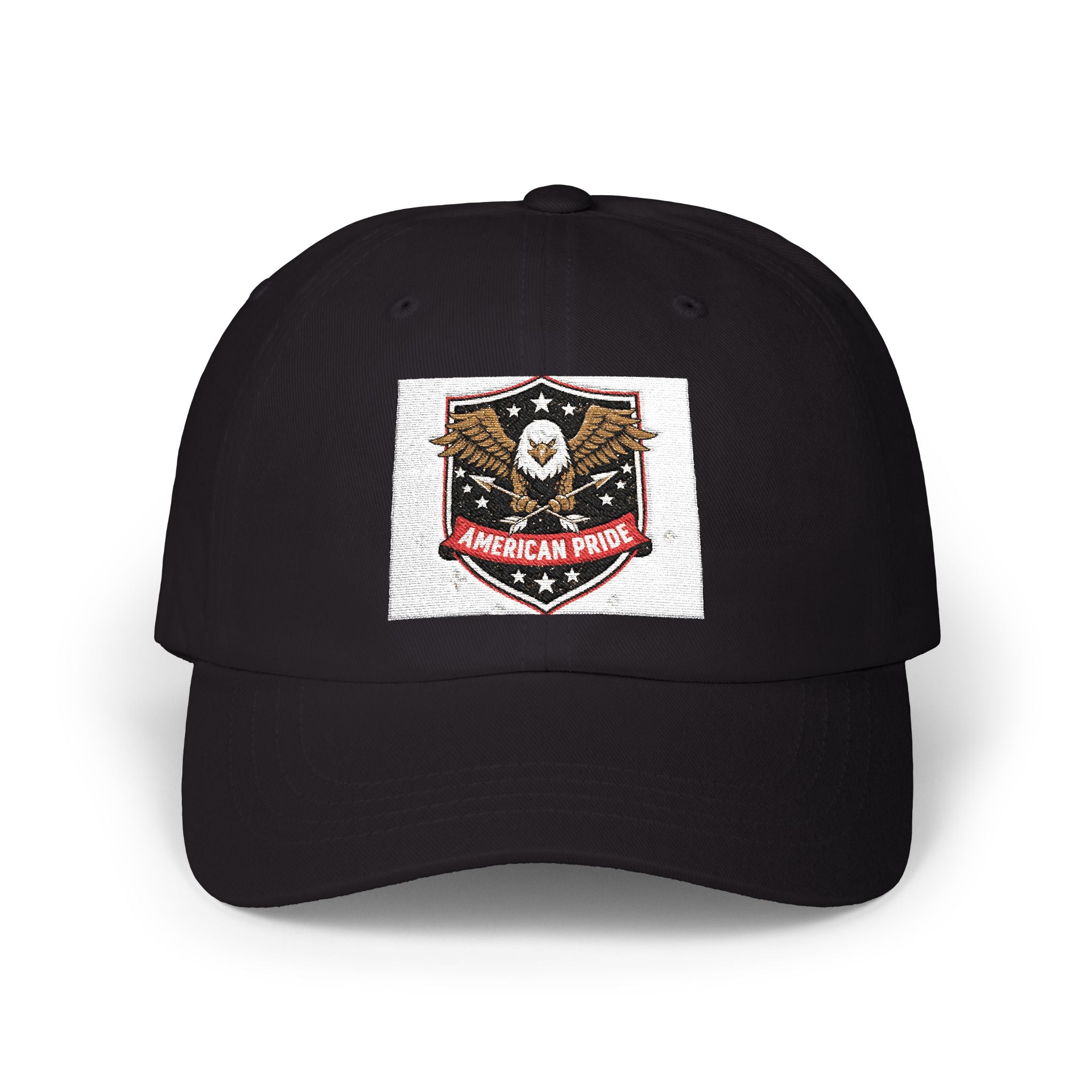 Dad Cap — Vintage American Pride Eagle Patch Hat