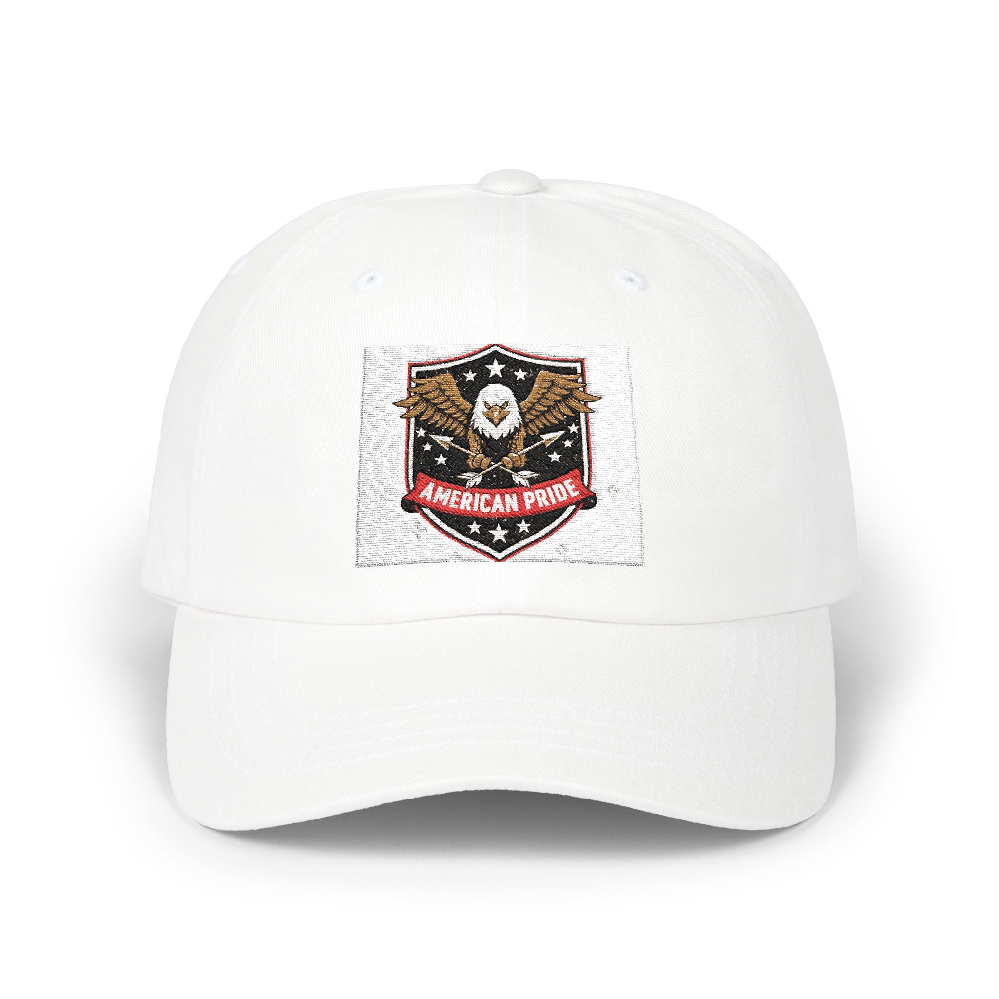 Dad Cap — Vintage American Pride Eagle Patch Hat