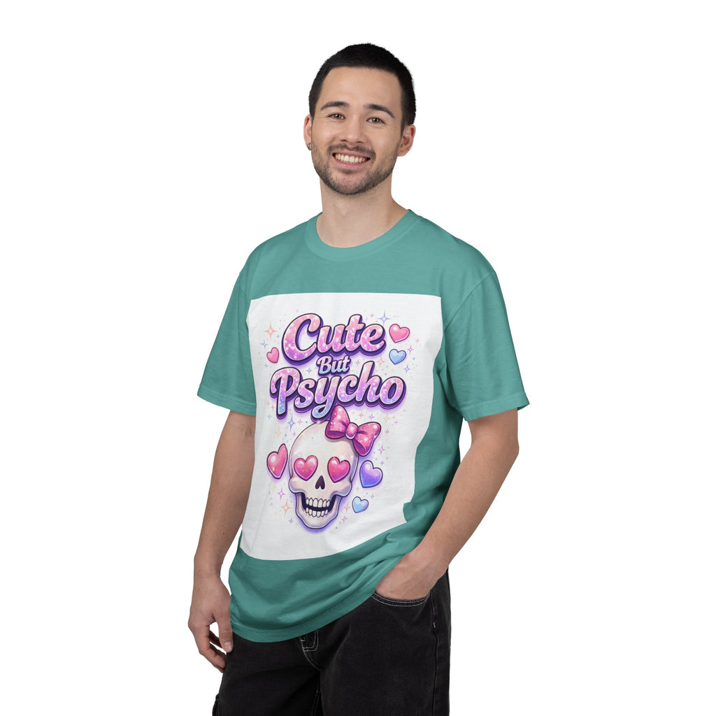 Cute But Psycho Skull T-Shirt — Pastel Kawaii Skull Tee