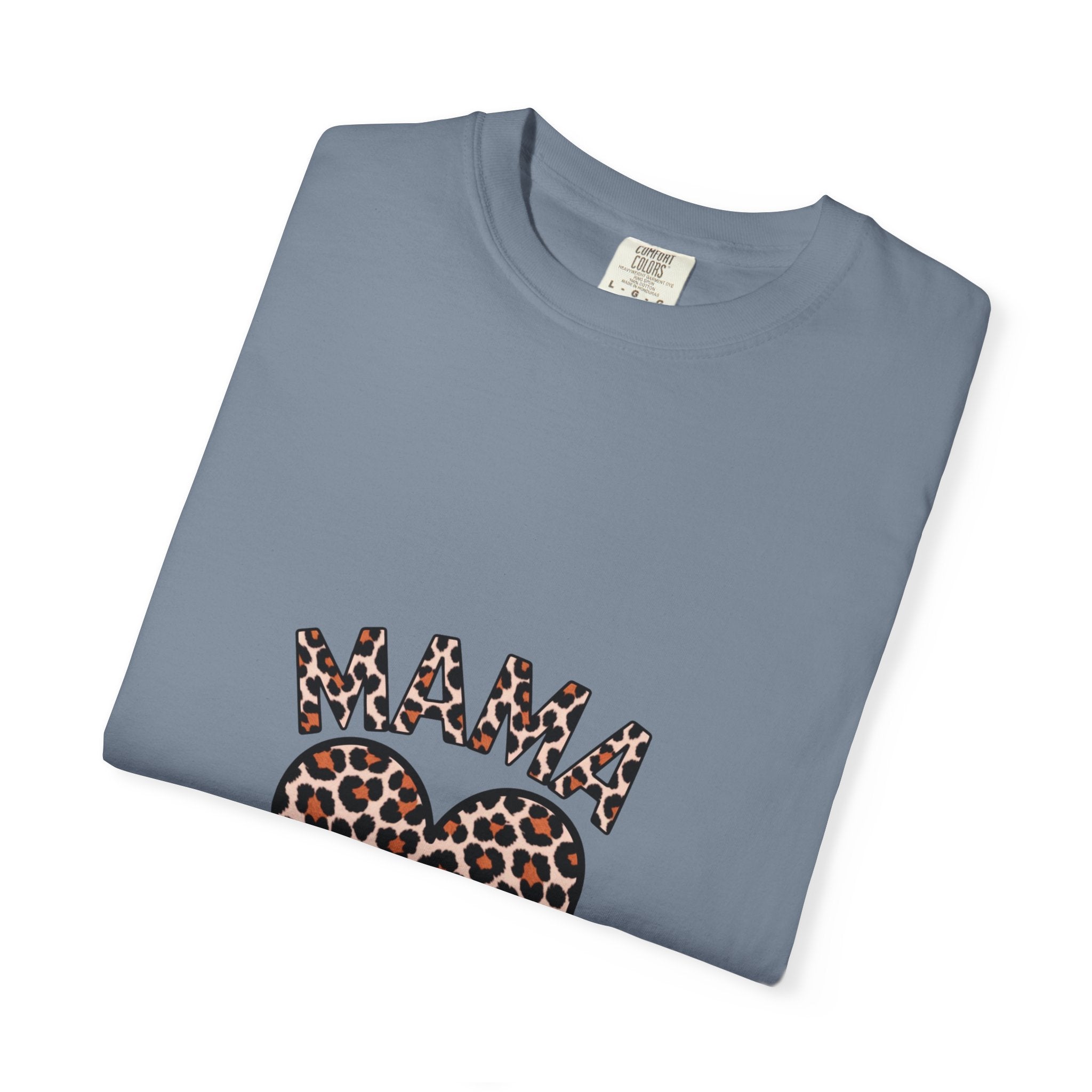 Mama Leopard Heart T-Shirt — Women's Mom Tee for Mother's Day & Everyday