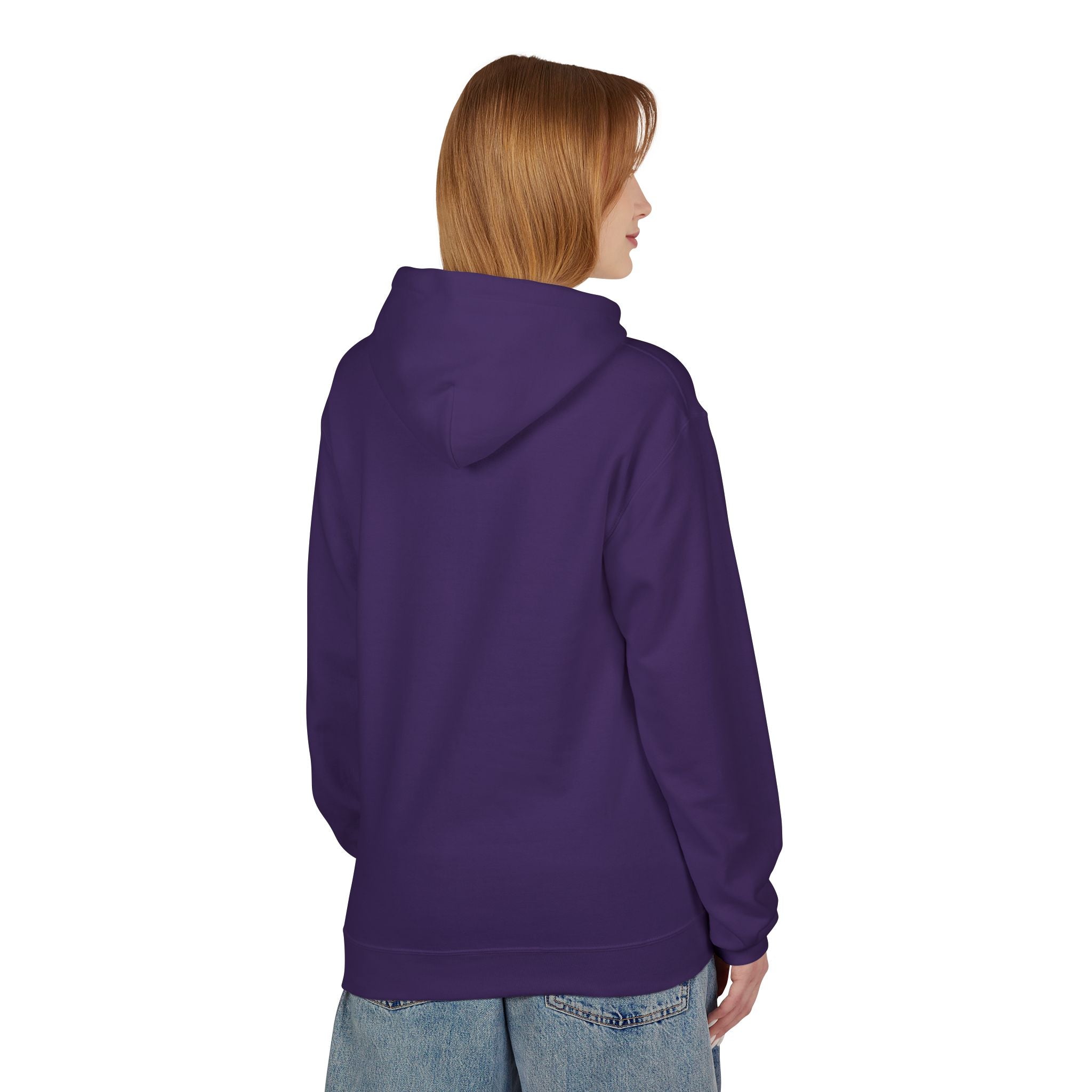 Hoodie — 'Black Girl Magic' Kid with Puffs Graphic White Hoodie