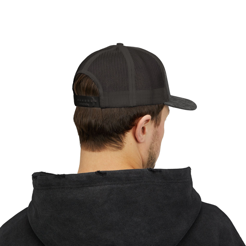 Arrow Cross Trucker Cap — Rustic Tribal Arrow Snapback Hat