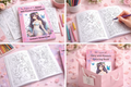 Fairy and Flowers coloring book