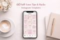 Self-Love Tips & Hacks Instagram Template Pack